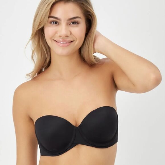 Maidenform Ultimate Stay Put Strapless Underwire Bra 38 C - Picture 1 of 7